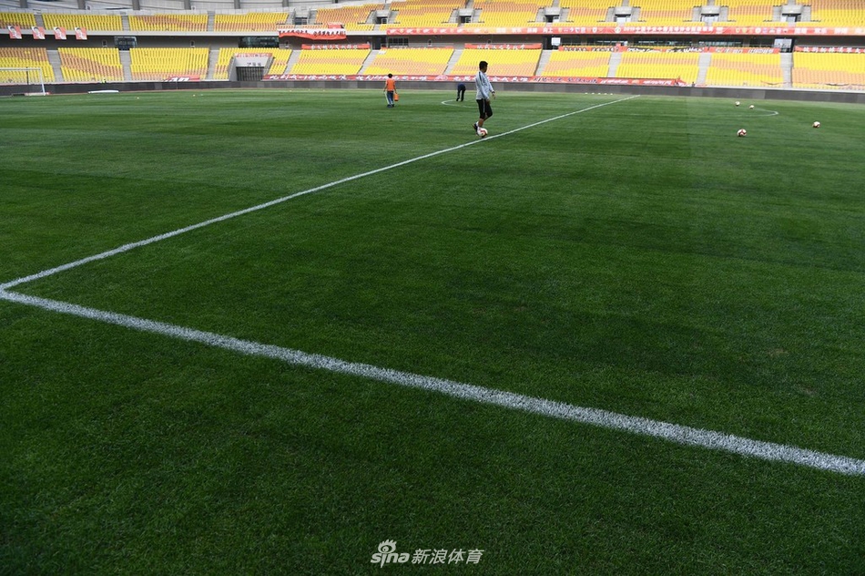 卓尔主场草皮翻修一新绿草如茵