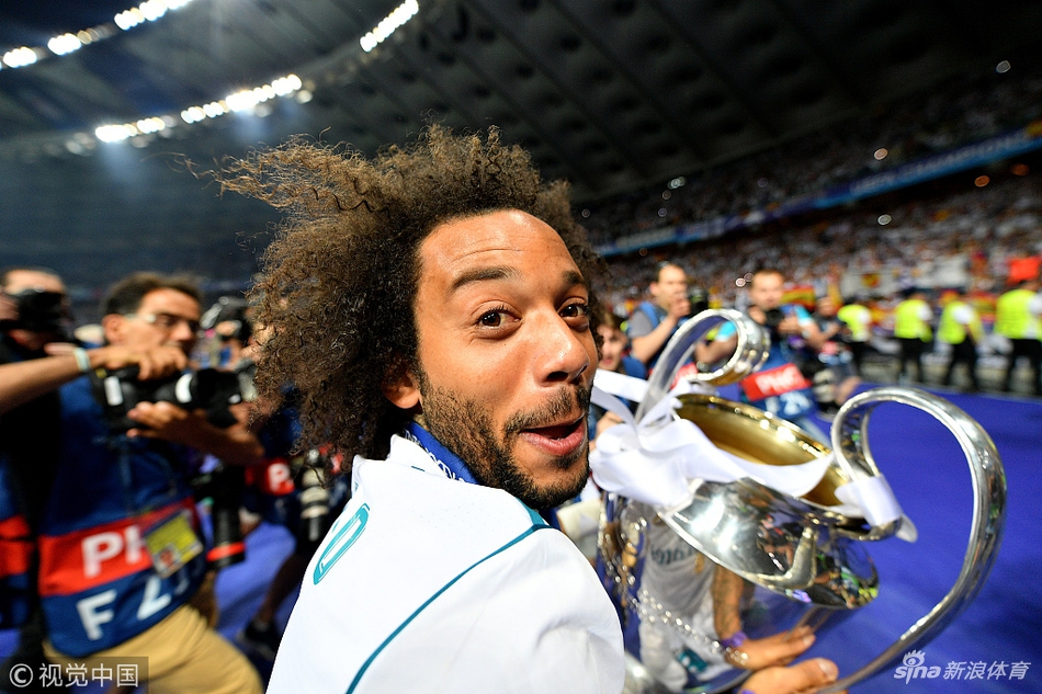 马塞洛兴奋庆祝