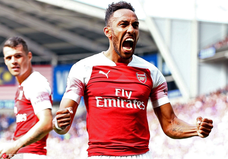 奥巴梅杨怒吼庆祝