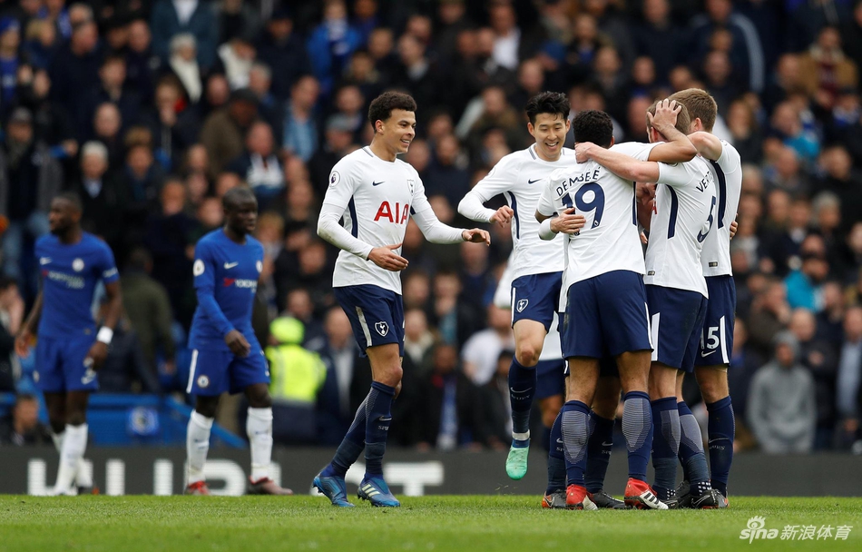 热刺庆祝进球