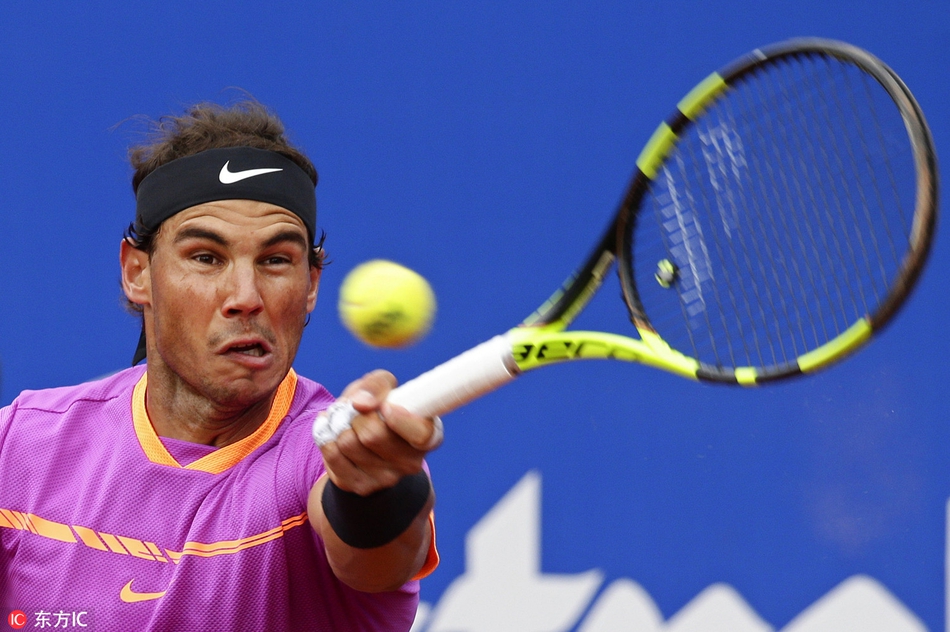纳达尔单手正拍