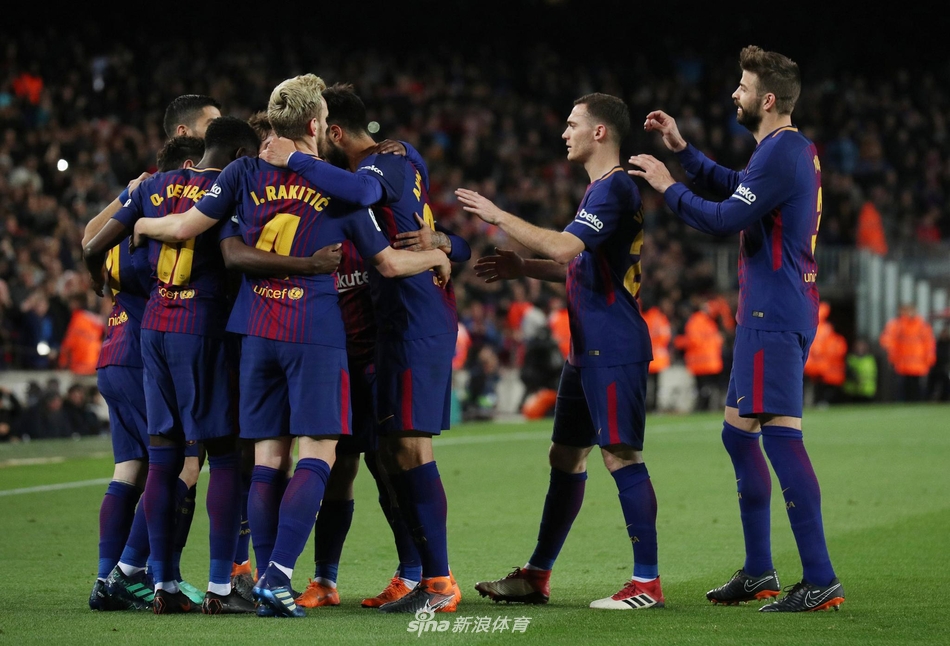 巴萨庆祝