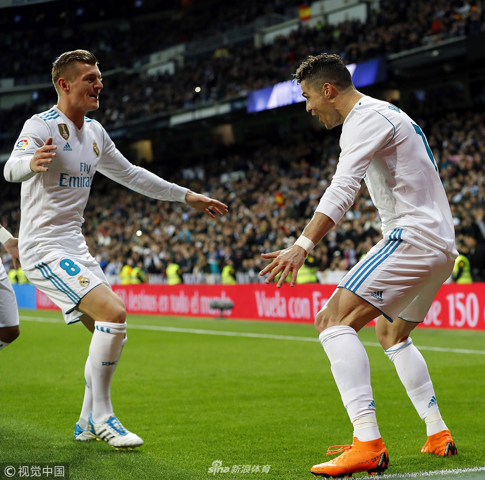 C罗大四喜结束表演