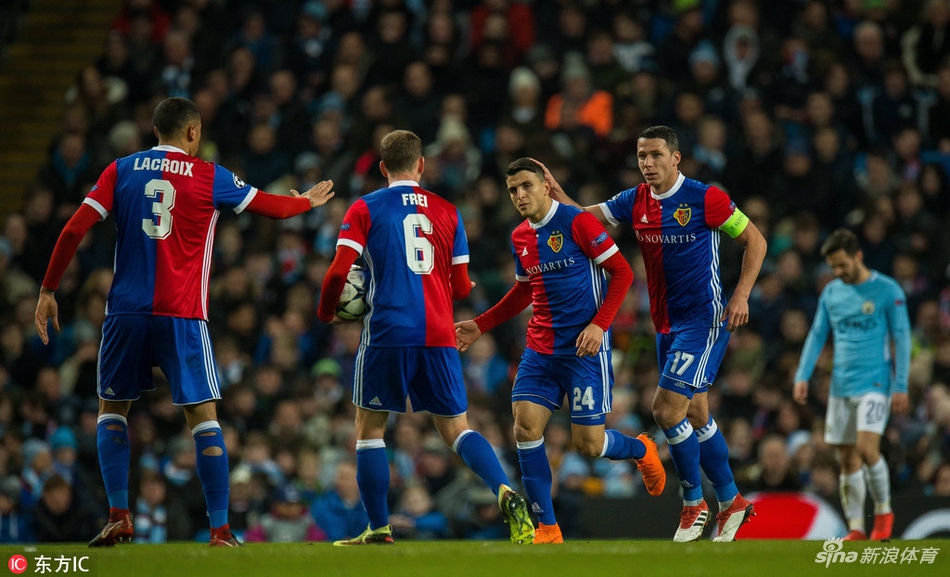 巴塞尔队员庆祝进球