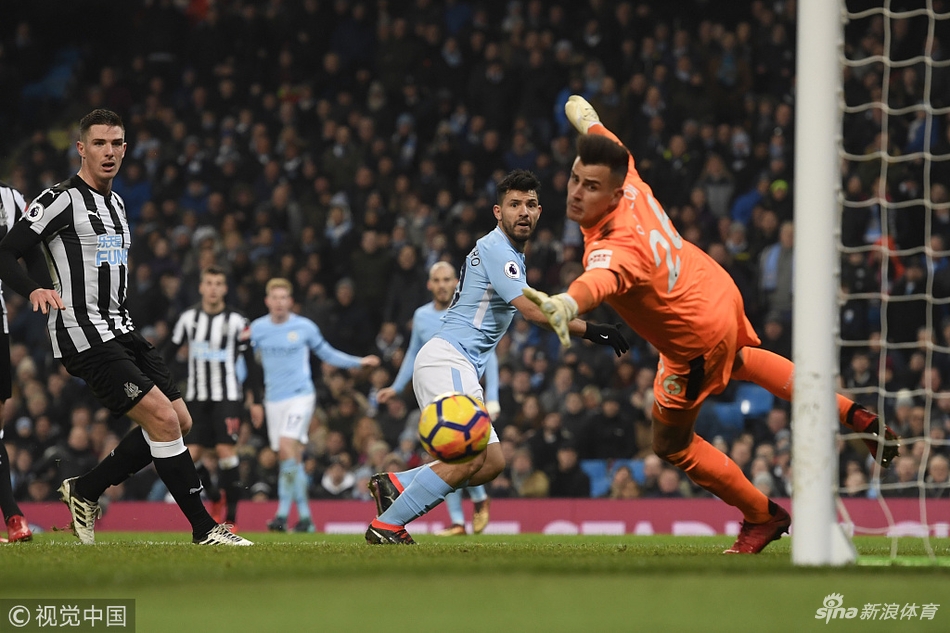 阿圭罗破门瞬间