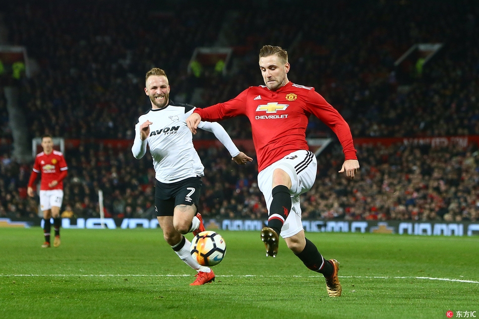 卢克肖边路突破