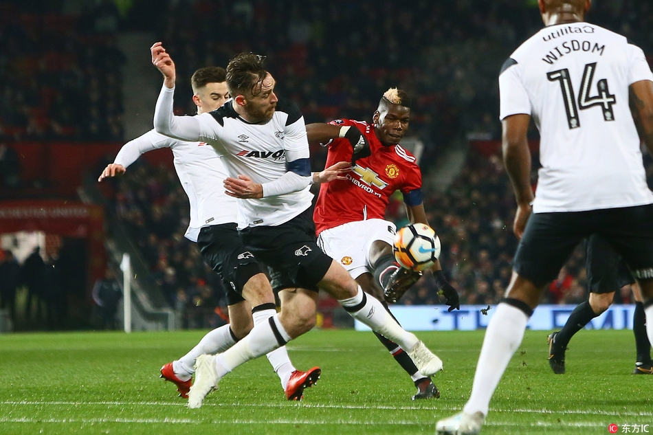 博格巴外围远射