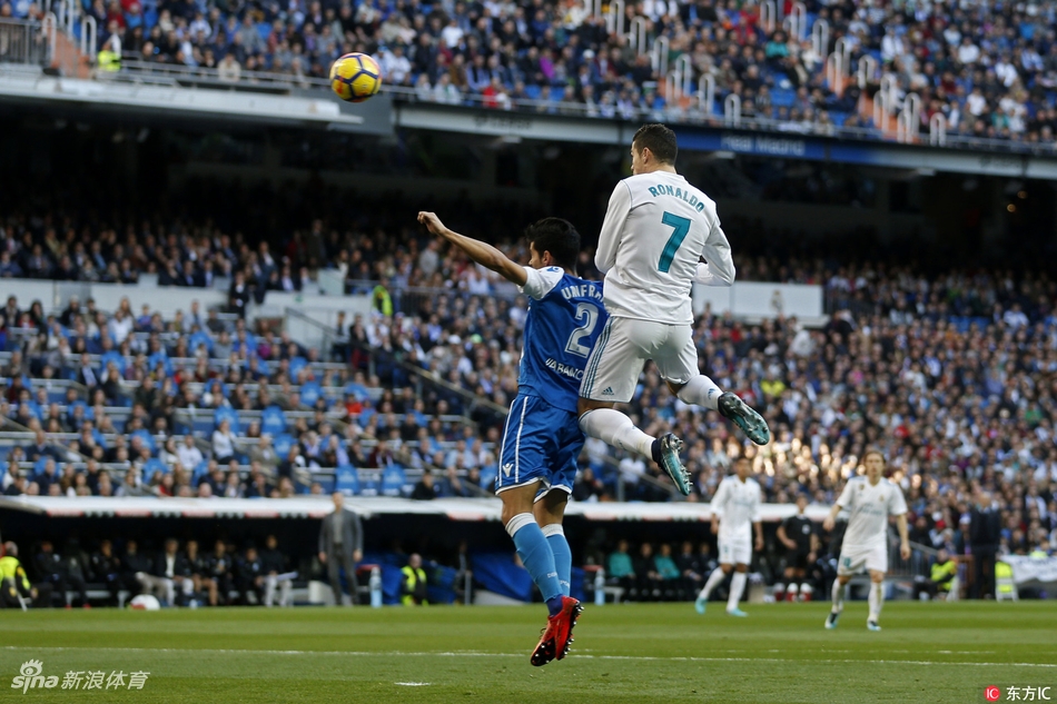 C罗争顶头球