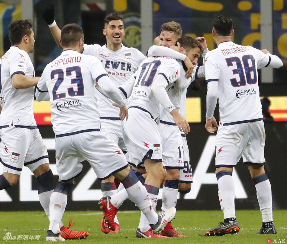 克罗托内庆祝进球