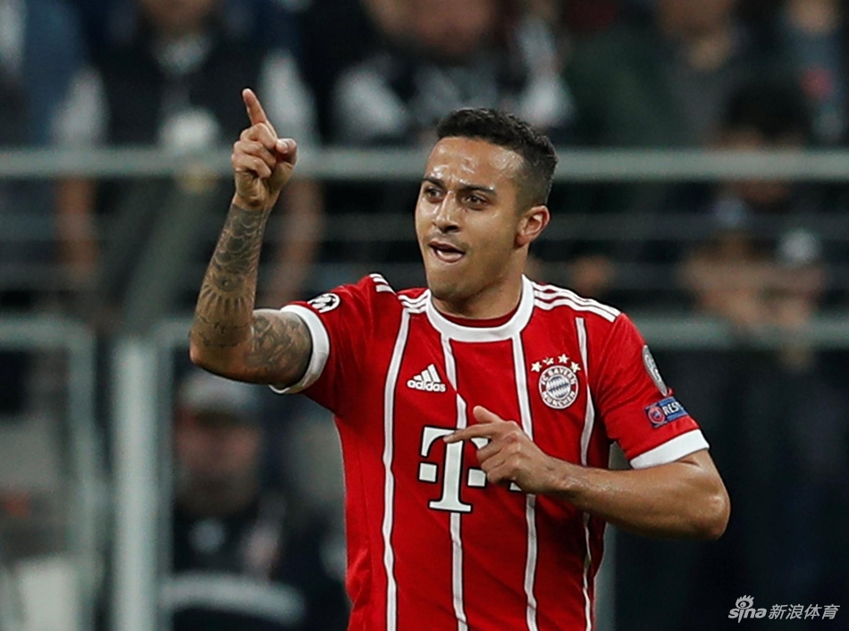 蒂亚戈为拜仁客场作战打开局面