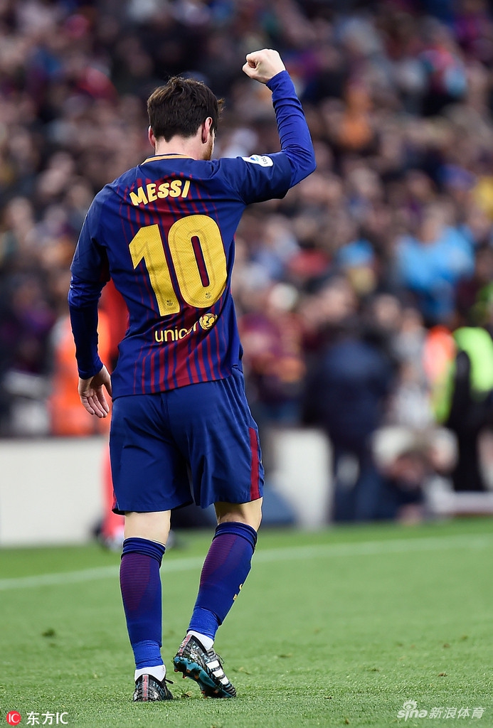 梅西任意球助巴萨主场胜马竞