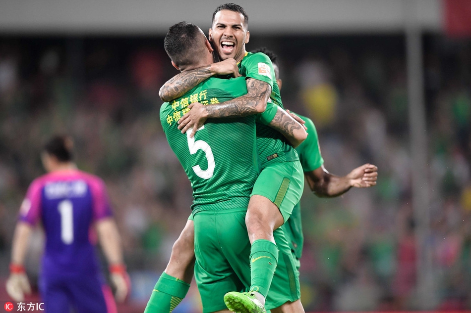 [中超]北京国安5-2大连一方