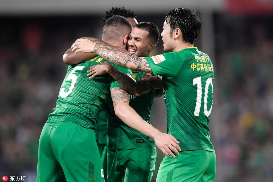 [中超]北京国安5-2大连一方