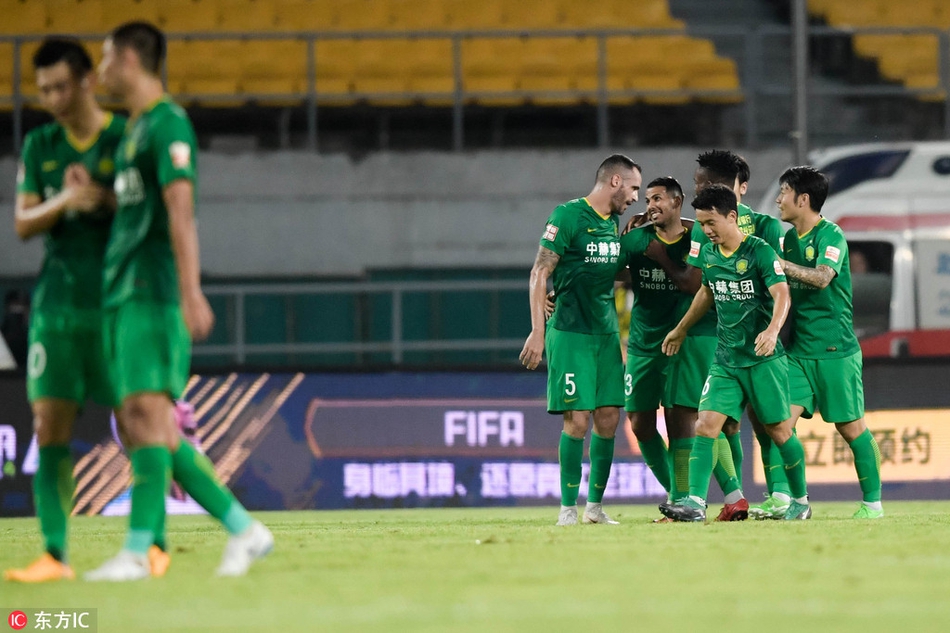 [中超]北京国安5-2大连一方