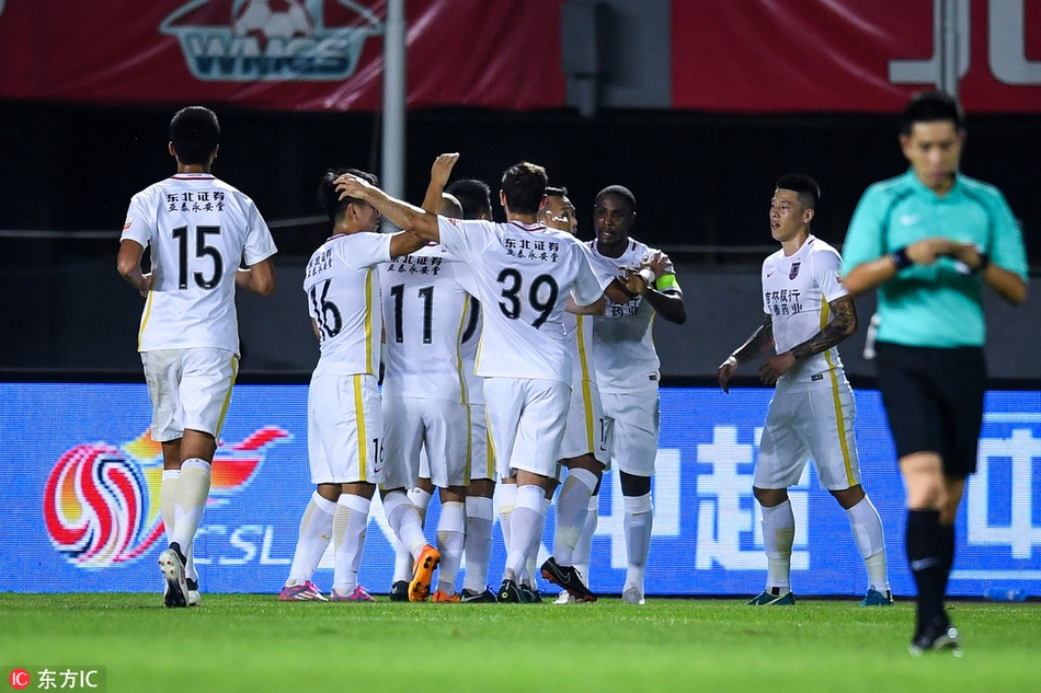 [中超]北京人和1-3长春亚泰