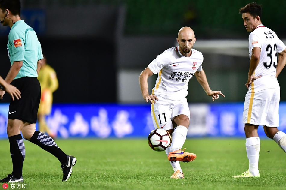 [中超]北京人和1-3长春亚泰