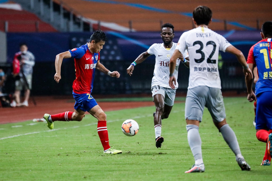 [中超]青岛黄海1-2河北华夏