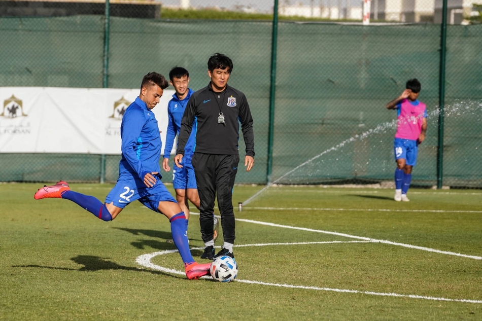 申花热身赛3-1永昌