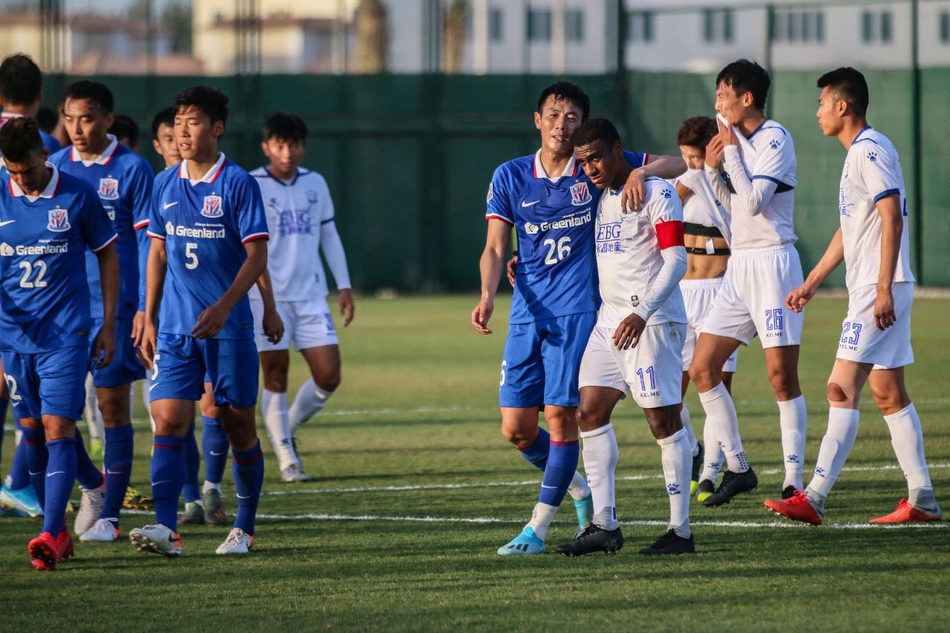 申花热身赛3-1永昌