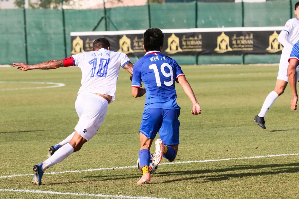 申花热身赛3-1永昌