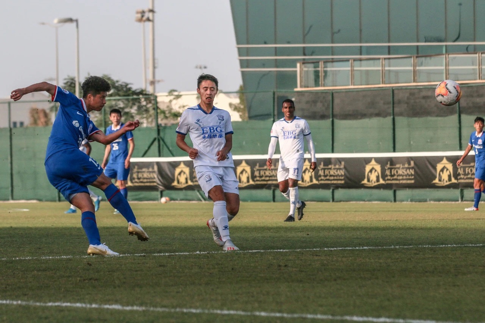申花热身赛3-1永昌