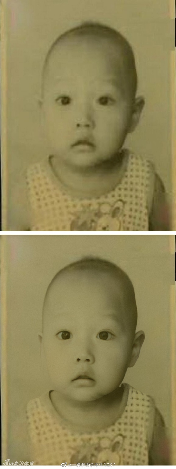 易建联老照片通过AI技术恢复后竟这么帅