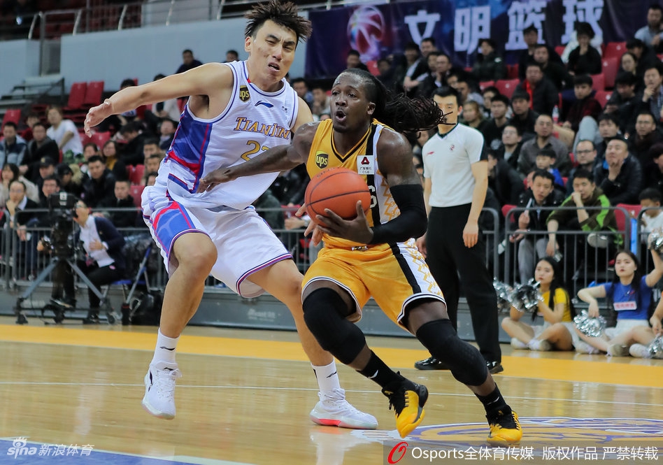 CBA第38轮：天津100-115广厦