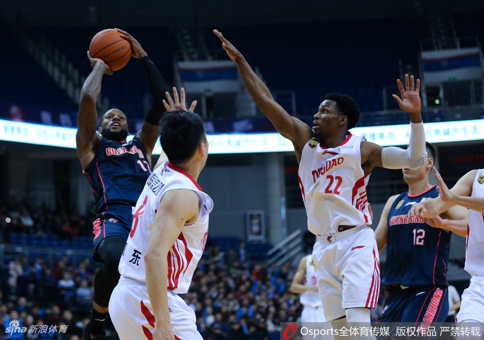CBA第35轮:青岛108-129广东