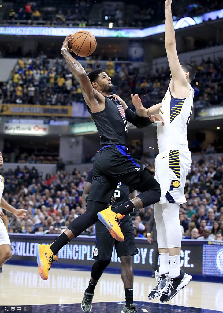 [常规赛]：快船110-99步行者