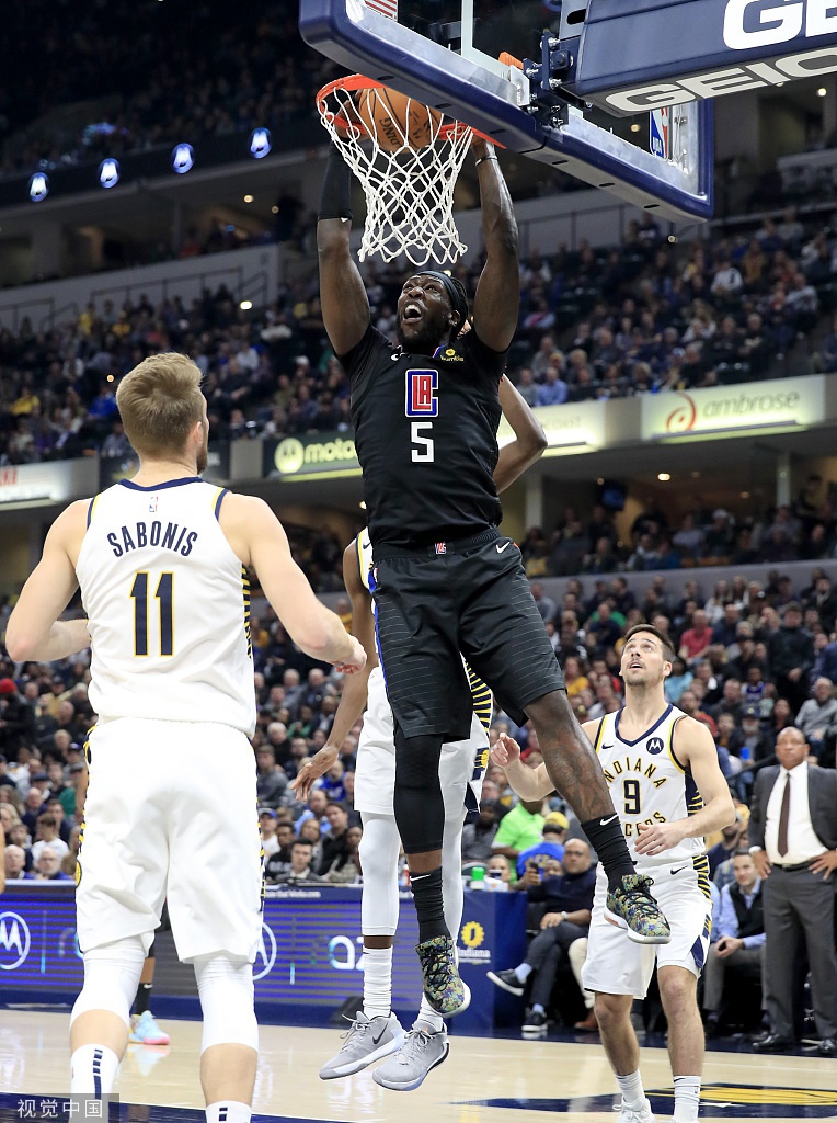 [常规赛]：快船110-99步行者