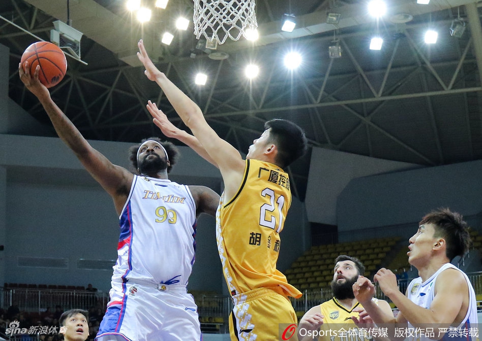 CBA第38轮：天津100-115广厦