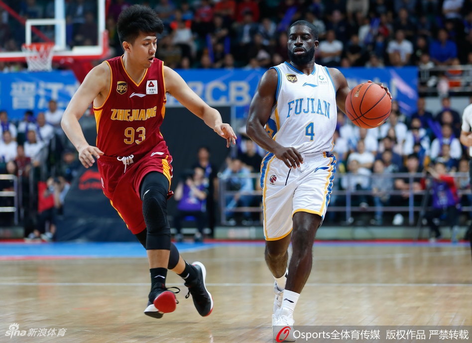 CBA第7轮:福建114-122浙江