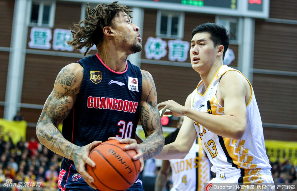 CBA第43轮:广厦108-114广东