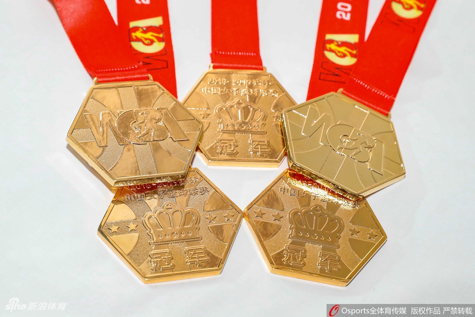 WCBA总冠军奖杯金牌FMVP奖杯曝光