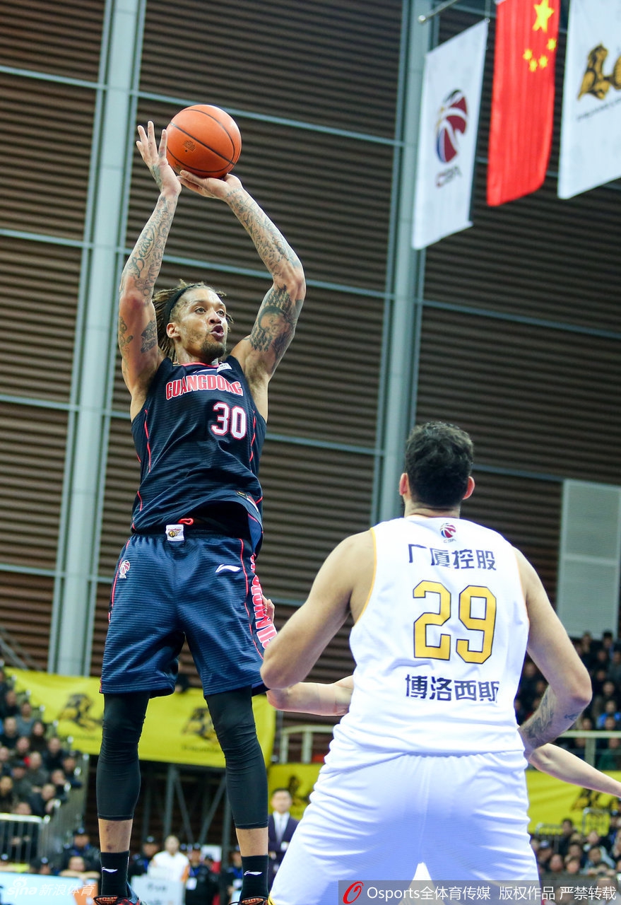 CBA第43轮:广厦108-114广东