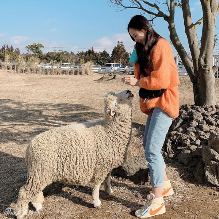 网红美女倒地完美身材若隐若现