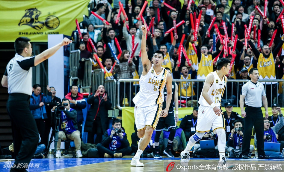 CBA第19轮:广厦95-100辽宁