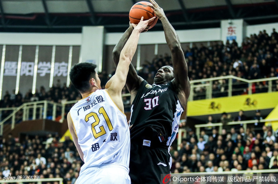 CBA第19轮:广厦95-100辽宁
