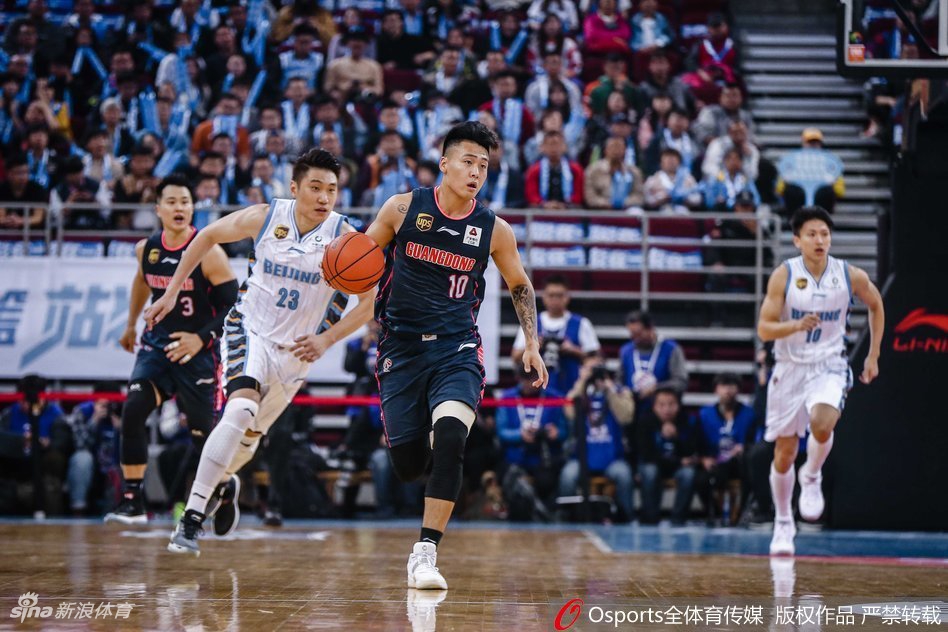 CBA第1轮:北京84-87广东