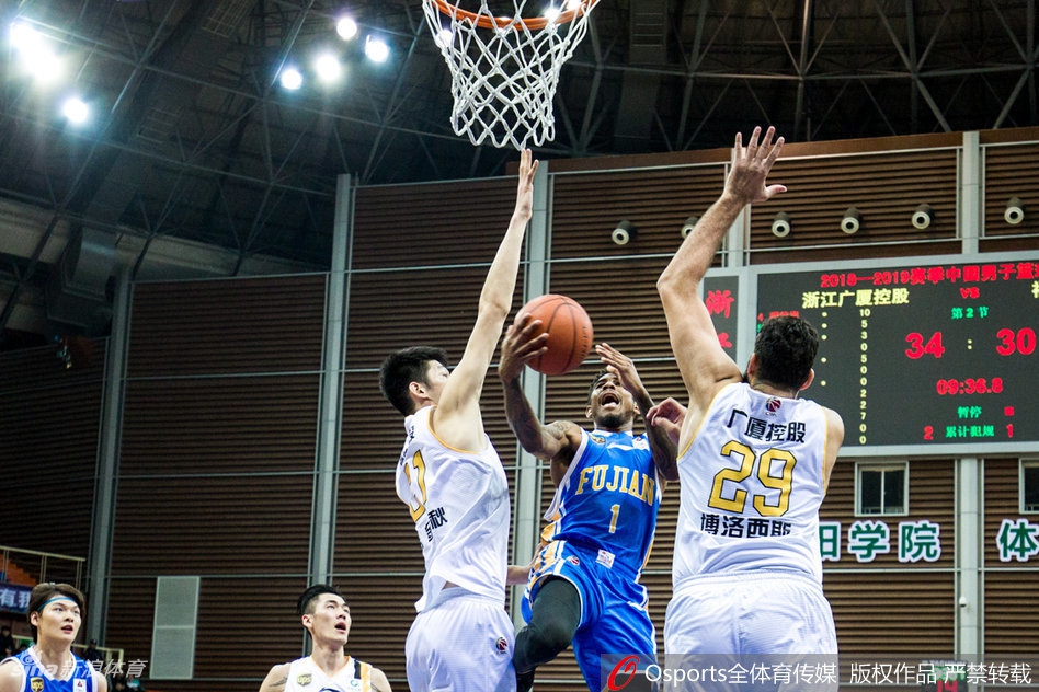 CBA第24轮：广厦121-116福建