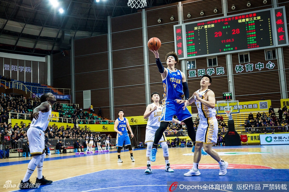 CBA第24轮：广厦121-116福建