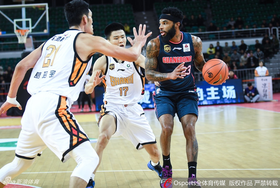 CBA第13轮：山西77-94广东