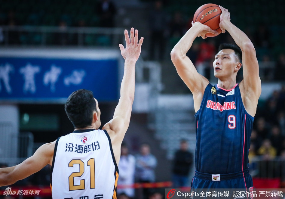 CBA第13轮：山西77-94广东