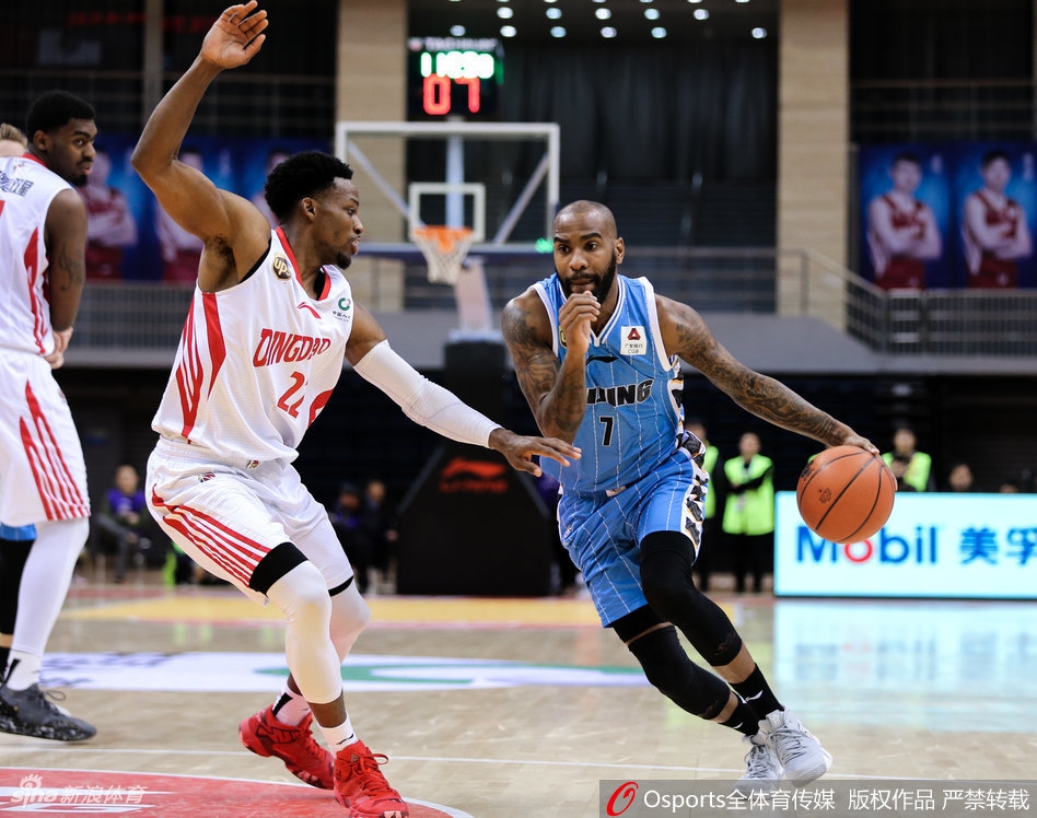 CBA第14轮:青岛92-107北京
