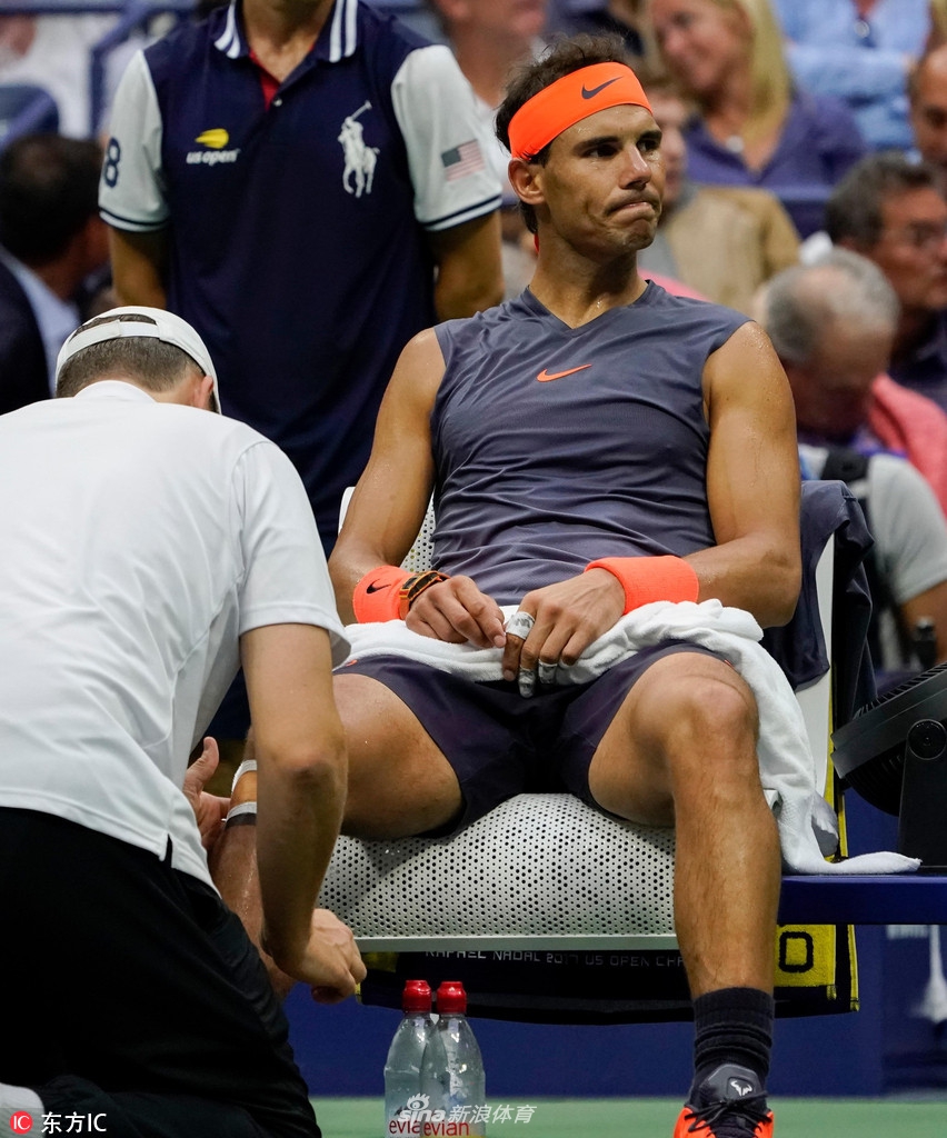 美网纳达尔伤退 波特罗进决赛