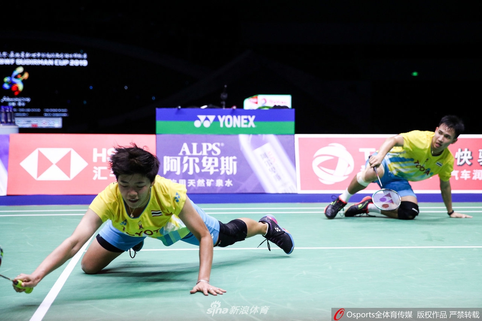 苏杯中泰半决赛郑思维/黄雅琼获胜