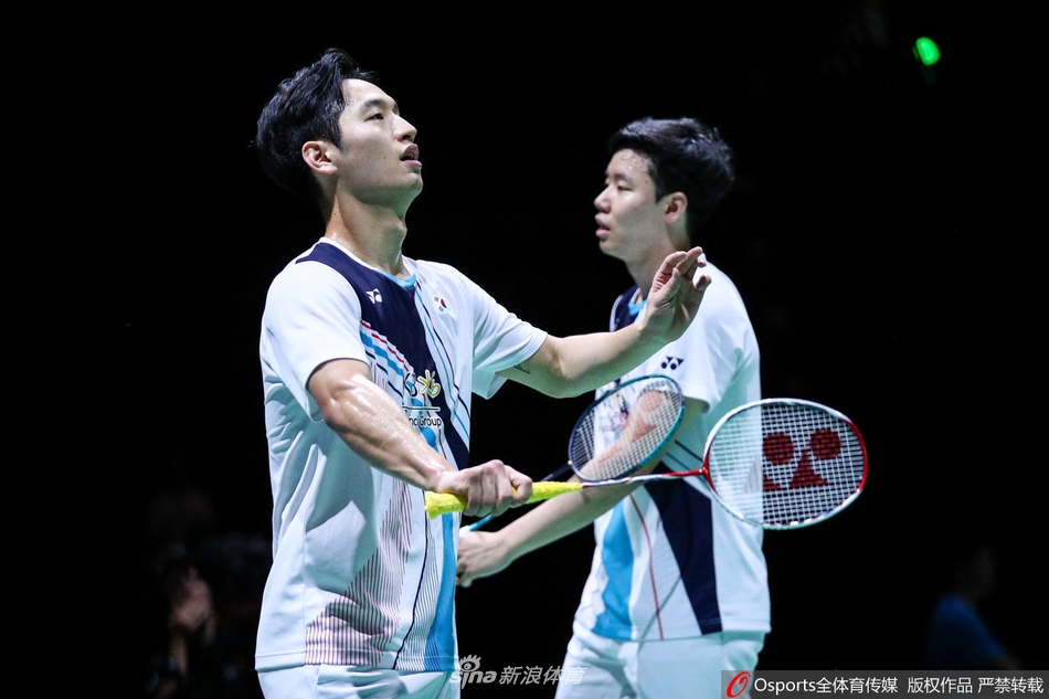 羽毛球世锦赛男双NO.1无缘16强