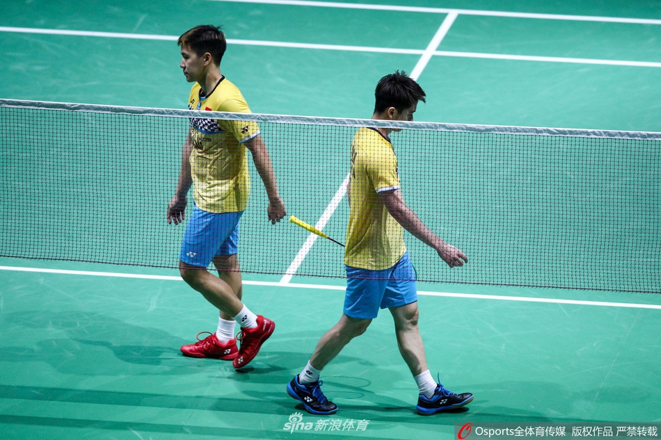 羽毛球世锦赛男双NO.1无缘16强