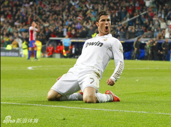 霸气十足!c罗经典庆祝动作盘点_高清图集_新浪网