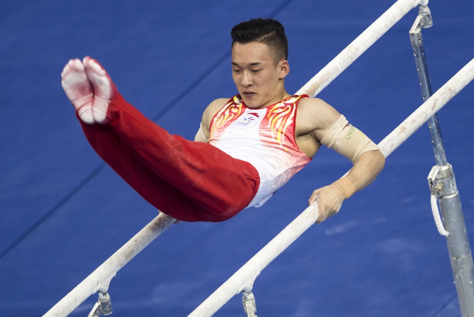 体操全锦赛林超攀男子全能夺冠